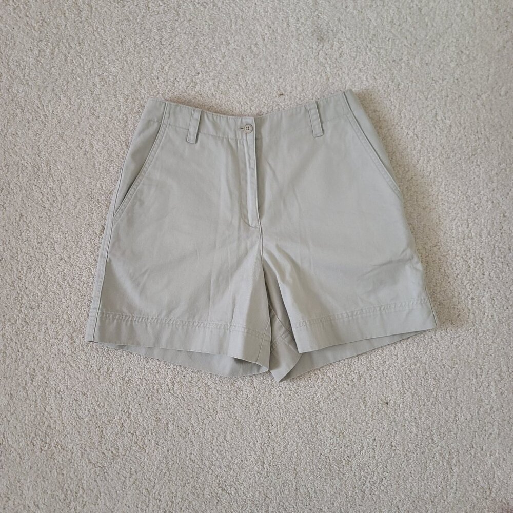Lauren Ralph Lauren High Waist Khaki Shorts